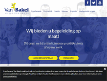 Tablet Screenshot of ergotherapie-vanbakel.nl